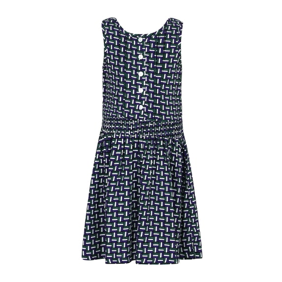 Richie House Girls' Leisure Dress with Elastic Waist RH2537