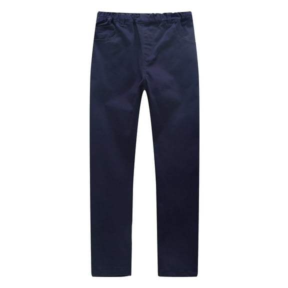 Richie House Girls' Leisure Pants with Elastic Waistband RH2239