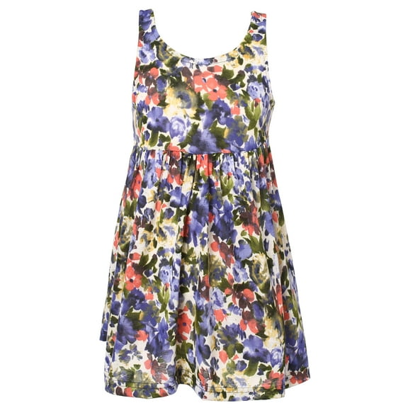 Richie House Girls' Leisure Sundress Allover Patterned with Floral RH1972