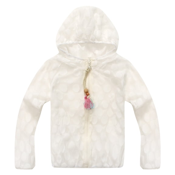 Richie House Girls' Lined Raincoat RH0237-B-4/5