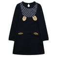 thumbnail image 1 of Richie House Girls' Long Sleeve Knit Dress with Golden Ears RH1263, 1 of 7
