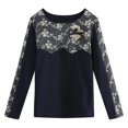 thumbnail image 1 of Richie House Girls' Long Sleeve Knit Top RH1802, 1 of 2