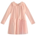 thumbnail image 1 of Richie House Girls' Long Top With Lace And Mesh Fabric RH1172, 1 of 2