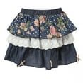 thumbnail image 1 of Richie House Girls' Multi-layered Skirt with Lace RH0260, 1 of 2