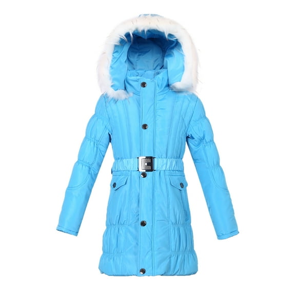 Richie House Girls' Padded Winter Jacket with Hood RH0784