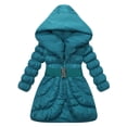 thumbnail image 1 of Richie House Girls' Padding Jacket with Elastic Buckle Belt RH1213, 1 of 2