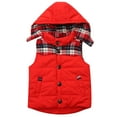 thumbnail image 1 of Richie House Girls' Padding Vest with Detachable Hood RH1292, 1 of 2