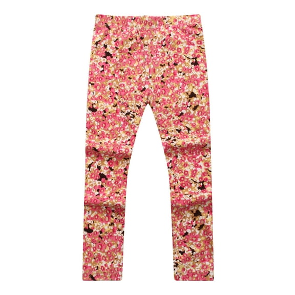 Richie House Girls' Patterned Stretch Pants RH0704