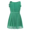 thumbnail image 1 of Richie House Girls' Pleated Dress With Ruffled Sleeve RH0984, 1 of 7