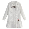 thumbnail image 1 of Richie House Girls' Polka Dot Print Blouse RH1216, 1 of 2