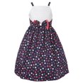 thumbnail image 1 of Richie House Girls' Polka Dot Sundress with Bow RH1502, 1 of 2