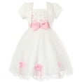 thumbnail image 1 of Richie House Girls' Princess Brace Dress with Cpae RH1447, 1 of 7