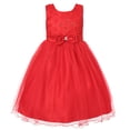 thumbnail image 1 of Richie House Girls' Princess Dress with Mesh and Bow RH1935, 1 of 7
