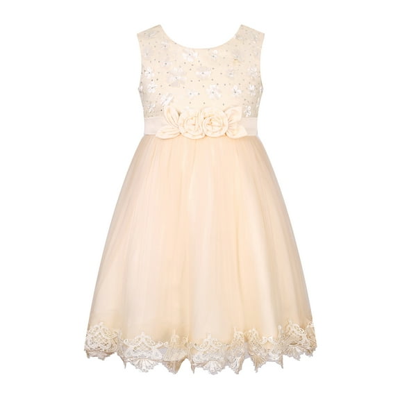 Richie House Girls' Princess Party Dress with Flower Accents RH2726-C-3