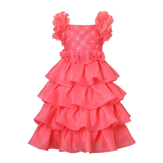 Richie House Girls' Princess Sweet Party Dress RH2440