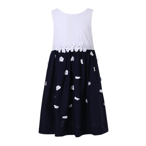 Richie House Girls' Princess sundress with flowers RH2198