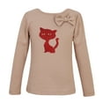 thumbnail image 1 of Richie House Girls' Pullover Shirt with Cat Embroidery RH2426, 1 of 2