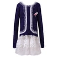 thumbnail image 1 of Richie House Girls' Pullover Sweater with Embroideried Tulle Skirt RH2134, 1 of 7