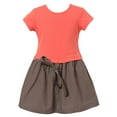 thumbnail image 1 of Richie House Girls' Short Sleeve Dress with Bow RH0721, 1 of 2
