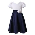 thumbnail image 1 of Richie House Girls' Short Sleeve Elegant Dress RH1510, 1 of 7