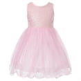 thumbnail image 1 of Richie House Girls' Sleeveless Dress with Sequin Embroidery RH1515, 1 of 2