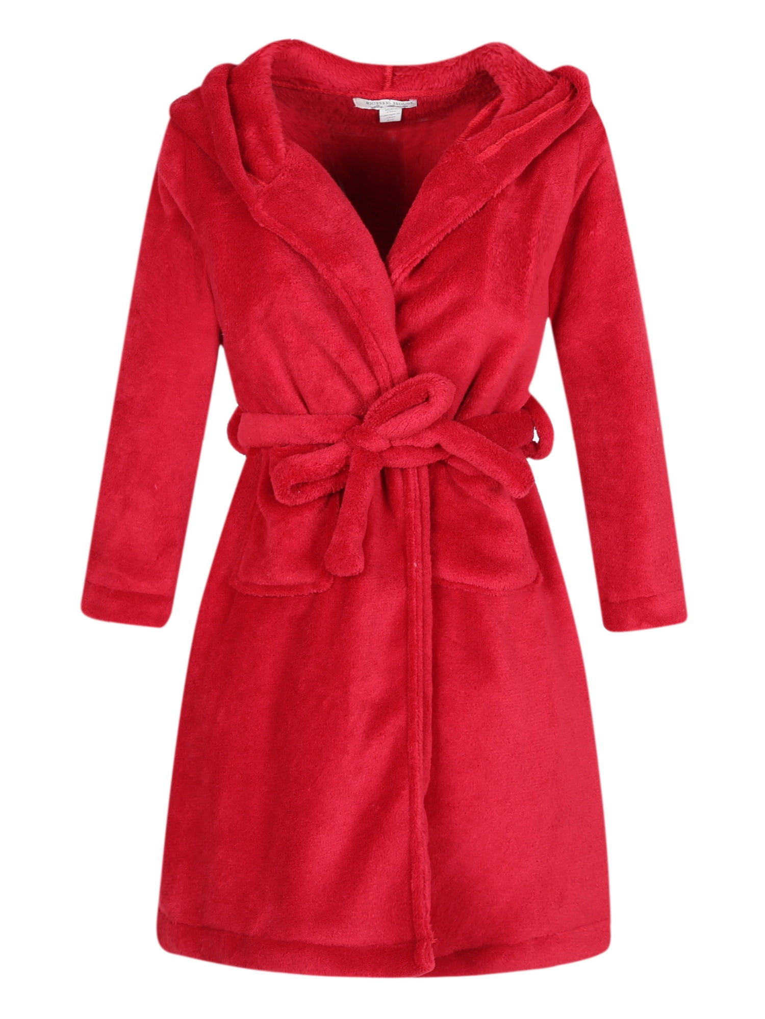 Richie House Girls' Soft and Warm Fleece Robe Bathrobe RH2744 - Walmart.com