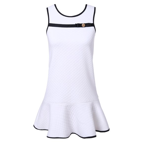 Richie House Girls' Spring Sundress with Ruffled Bottom RH1964