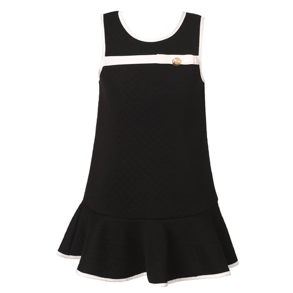 Richie House Girls' Spring Sundress with Ruffled Bottom RH1964