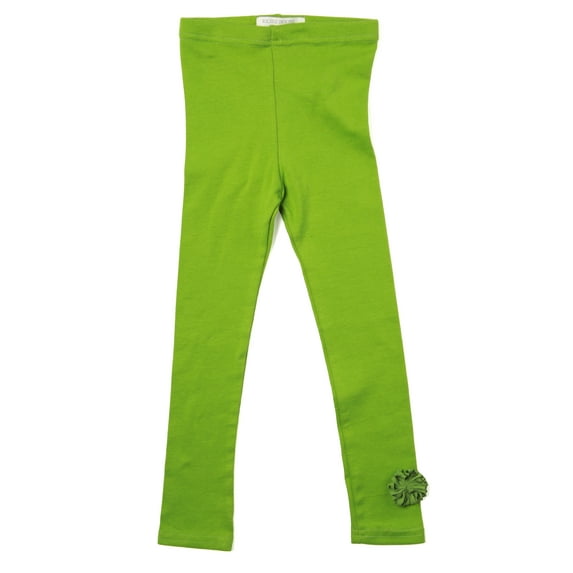 Richie House Girls' Stretch Pants with Ruffle Accent RH0135