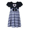 thumbnail image 1 of Richie House Girls' Striped Party Dress RH2227, 1 of 2
