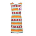 thumbnail image 1 of Richie House Girls' Striped Sundress with Contrasting Pocket RH1941, 1 of 2