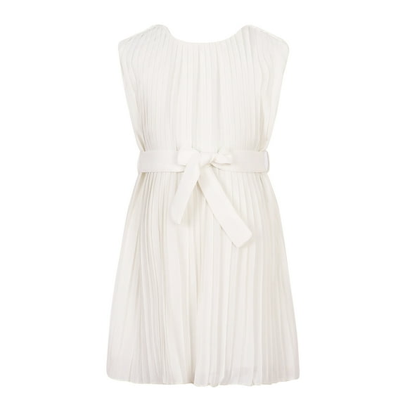 Richie House Girls' Summer Chiffon Pleated Dress RH2430