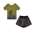 thumbnail image 1 of Richie House Girls' Summer T-Shirt Set with Shorts RH2486, 1 of 2