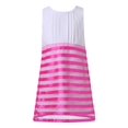 thumbnail image 1 of Richie House Girls' Summer sundress with striped organza embroidery RH2203, 1 of 2