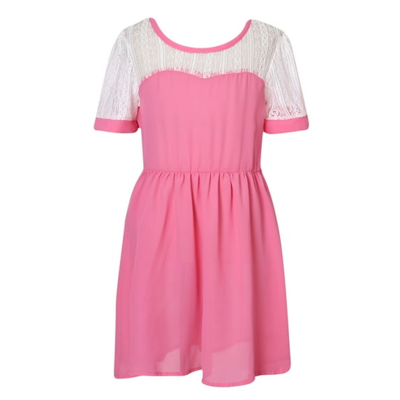 Richie House Girls' Sweet Chiffon Dress RH2505