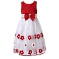 thumbnail image 1 of Richie House Girls' Sweet Dress with Embroidery and Pearls RH2140, 1 of 7
