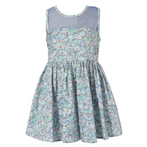 Richie House Girls' Sweet Floral Sundress RH1565
