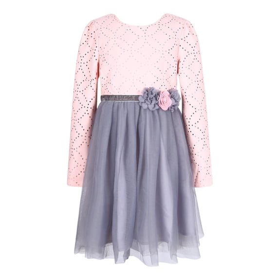 Richie House Girls' Sweet Party Dress with Multilayered Bottoms RH2745-A-5