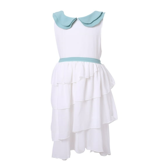 Richie House Girls' Sweet Summer Dress with Layered Bottoms RH2164