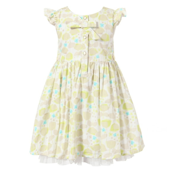 Richie House Girls' Sweet Sundress with Mesh Bottom RH1749
