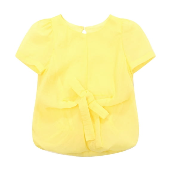 Richie House Girls' Sweet Top with Bow RH1687