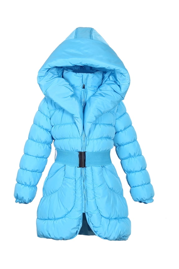 Girls' Winter Padding Jacket with Hood RH1213-F-11/12
