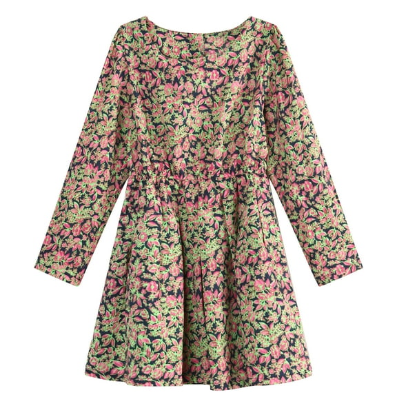 Richie House Girls' all over floral print Dress RH0964