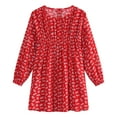 thumbnail image 1 of Richie House Girls' all over small flowers printed woven dress RH0970, 1 of 2