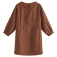 thumbnail image 1 of Richie House Girls' striped woven dress RH0969, 1 of 2