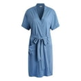 thumbnail image 1 of Richie House Kimono Robe Women's Short Sleeve Cotton Bathrobe Party Dressing Gown Sleepwear RHW2753-P-S, 1 of 3