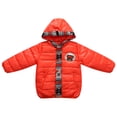 thumbnail image 1 of Richie House Little Boys Orange Snowboarder Teddy Quilted Padding Jacket 4/5, 1 of 2