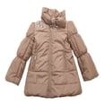 thumbnail image 1 of Richie House Little Girls Brown Bejeweled Padded Coat 3, 1 of 2