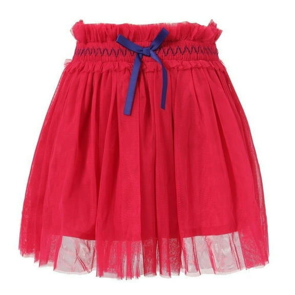 Richie House Little Girls Magenta Purple Accents Tulle Skirt 5
