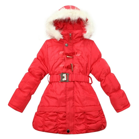 Richie House Little Girls' Padding Jacket with Hood RH1118-C-6/7